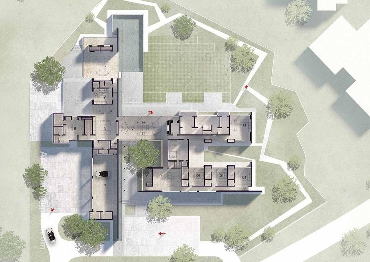 Before — Basic floor plan render